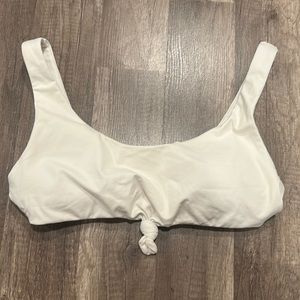 BECCA White Bikini Top